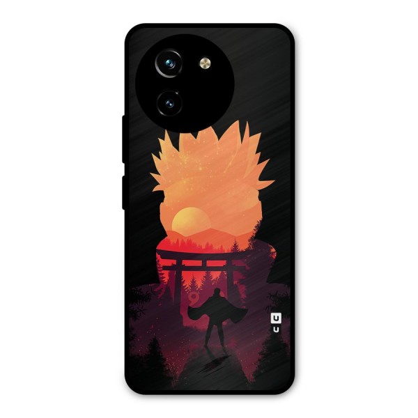 Naruto Anime Sunset Art Metal Back Case for Vivo T3x
