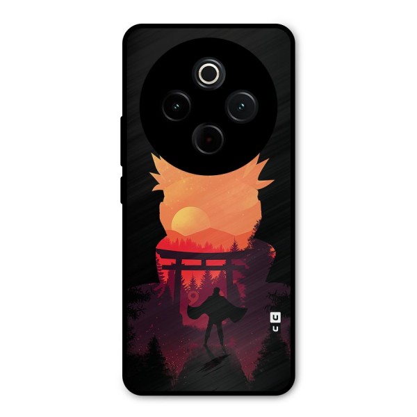 Naruto Anime Sunset Art Metal Back Case for Vivo T4