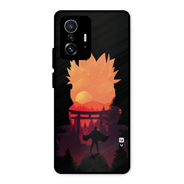 Naruto Anime Sunset Art Metal Back Case for Xiaomi 11T Pro