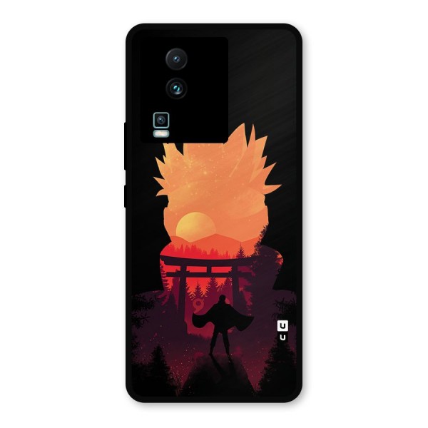 Naruto Anime Sunset Art Metal Back Case for iQOO Neo 7
