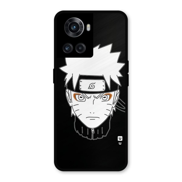 Naruto Black and White Art Metal Back Case for OnePlus 10R