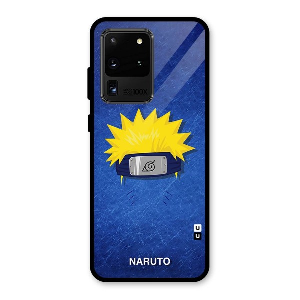 Naruto Headband Minimal Glass Back Case for Galaxy S20 Ultra