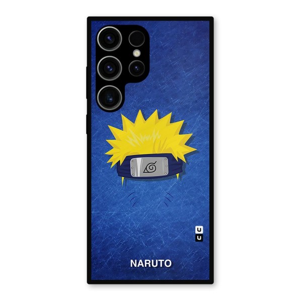 Naruto Headband Minimal Metal Back Case for Galaxy S23 Ultra