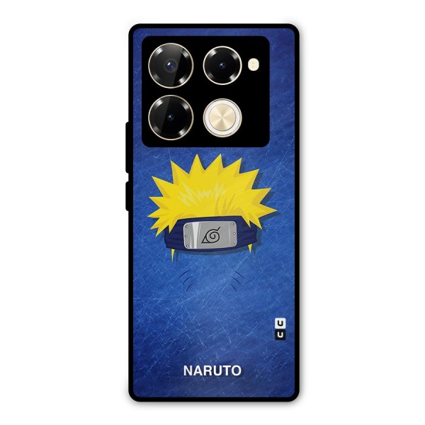 Naruto Headband Minimal Metal Back Case for Infinix Note 40 Pro