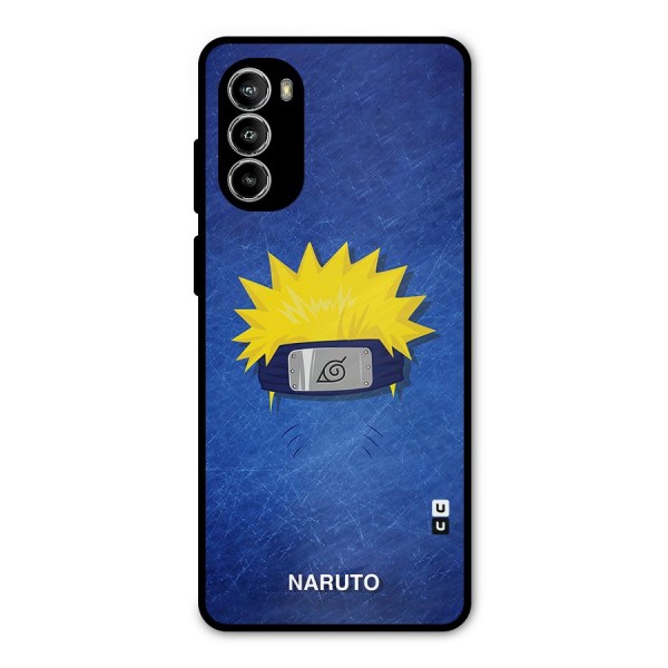 Naruto Headband Minimal Metal Back Case for Moto G52