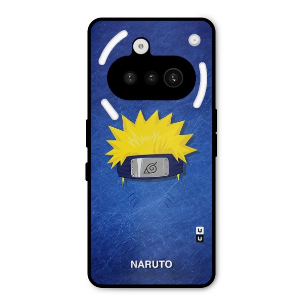 Naruto Headband Minimal Metal Back Case for Nothing Phone 3a