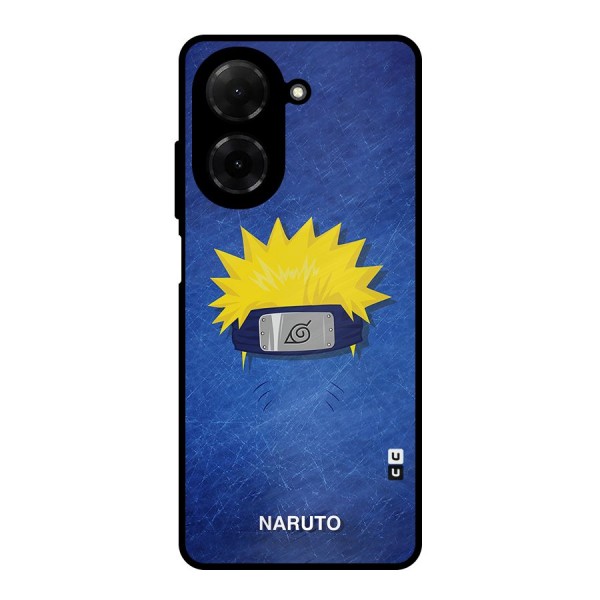 Naruto Headband Minimal Metal Back Case for Redmi A5 4G