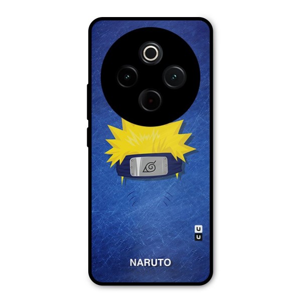 Naruto Headband Minimal Metal Back Case for Vivo T4