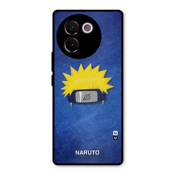 Naruto Headband Minimal Metal Back Case for Vivo V30e