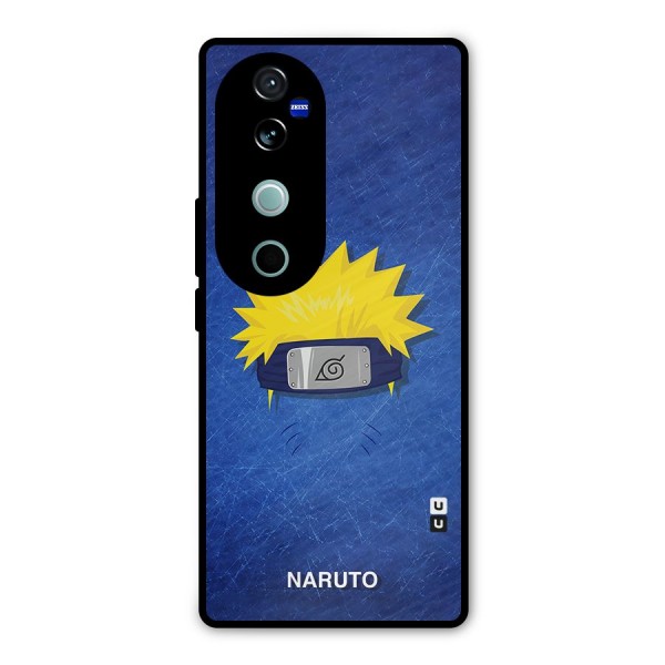 Naruto Headband Minimal Metal Back Case for Vivo V40 Pro