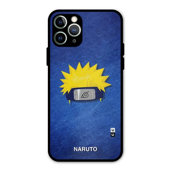 Naruto Headband Minimal Metal Back Case for iPhone 11 Pro Max