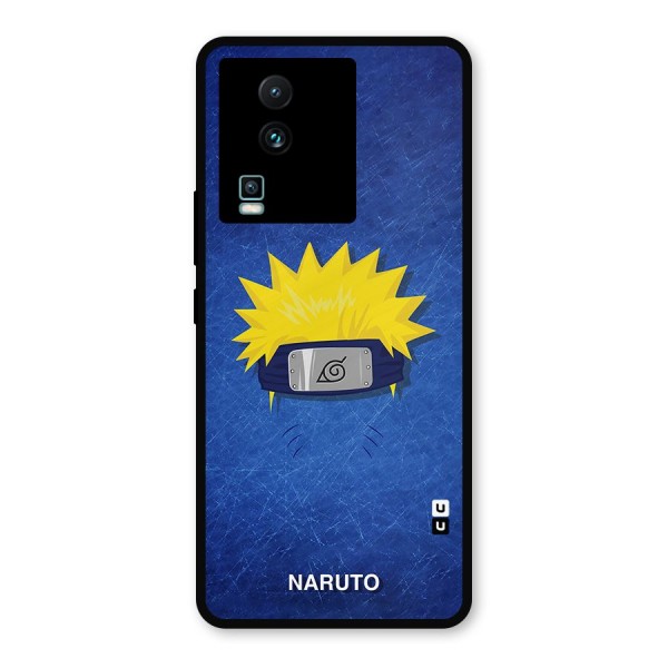 Naruto Headband Minimal Metal Back Case for iQOO Neo 7 Pro