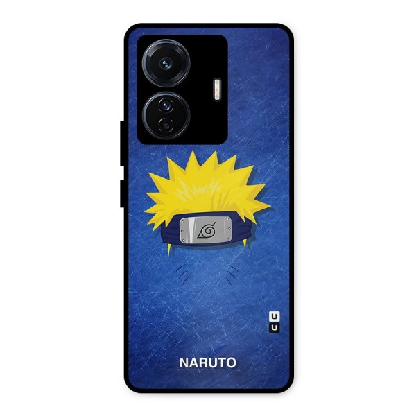 Naruto Headband Minimal Metal Back Case for iQOO Z6