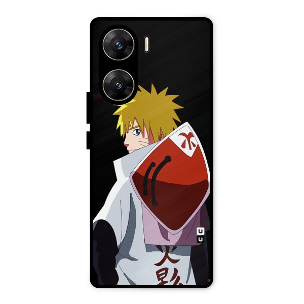 Naruto Hokage Metal Back Case for Vivo V29e