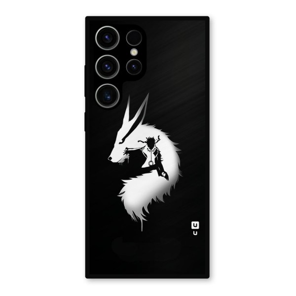 Naruto Kurama Mode Metal Back Case for Galaxy S23 Ultra