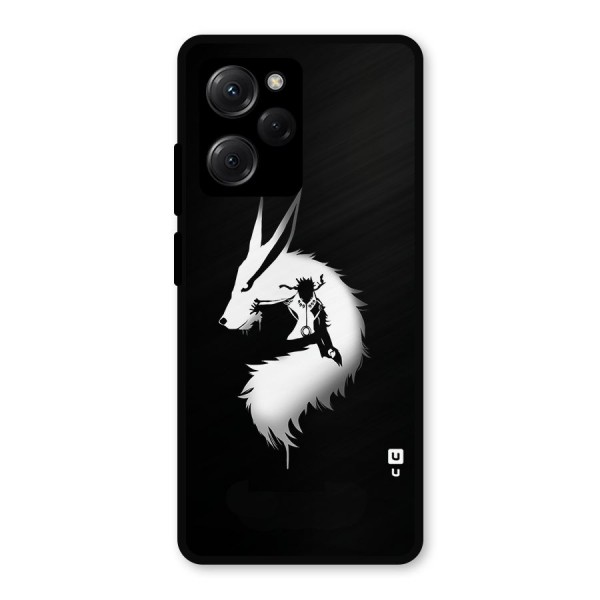 Naruto Kurama Mode Metal Back Case for Poco X5 Pro