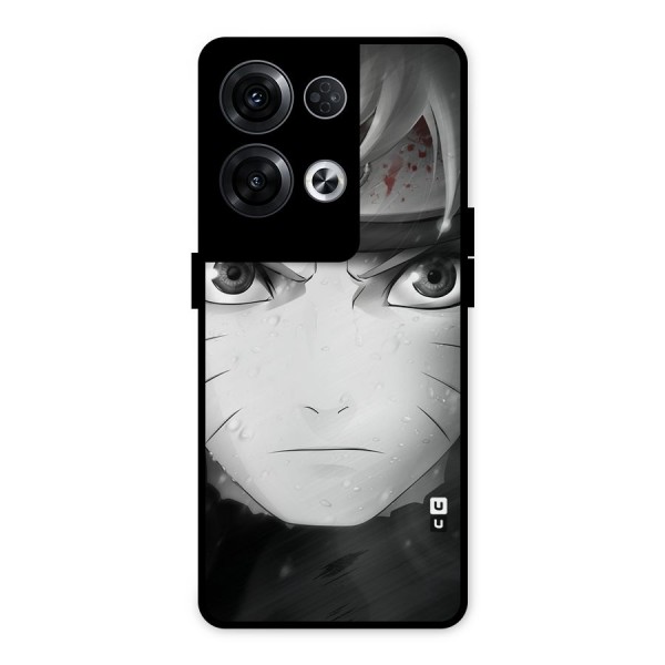 Naruto Monochrome Metal Back Case for Oppo Reno8 Pro 5G