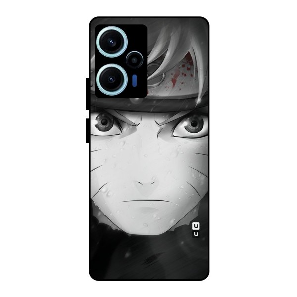 Naruto Monochrome Metal Back Case for Poco F5