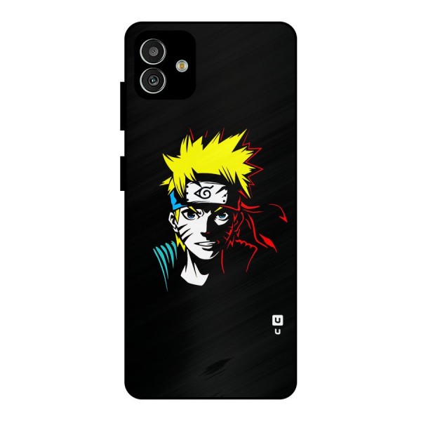 Naruto Pen Sketch Art Metal Back Case for Galaxy M13 5G
