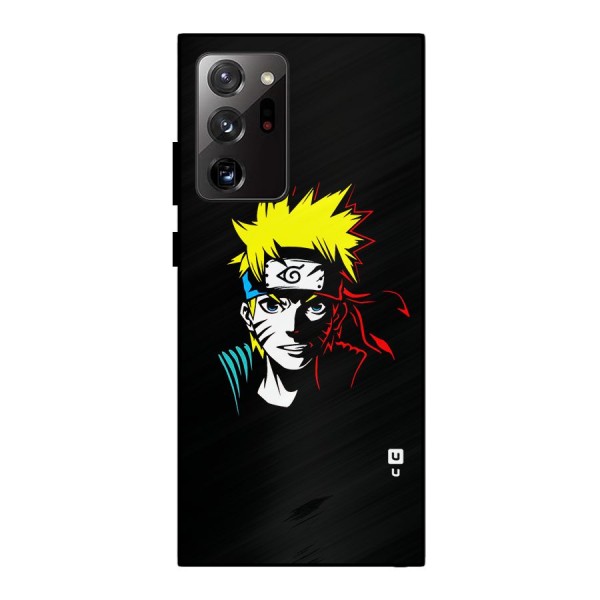 Naruto Pen Sketch Art Metal Back Case for Galaxy Note 20 Ultra