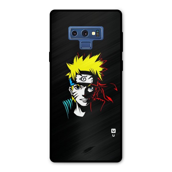 Naruto Pen Sketch Art Metal Back Case for Galaxy Note 9