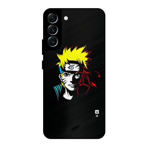 Naruto Pen Sketch Art Metal Back Case for Galaxy S22 Plus 5G