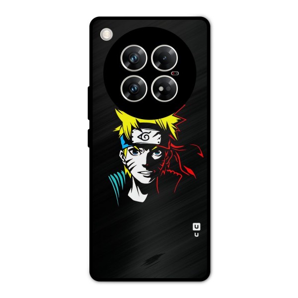 Naruto Pen Sketch Art Metal Back Case for Infinix Zero 40 5G