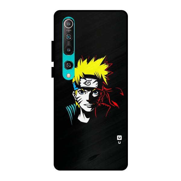 Naruto Pen Sketch Art Metal Back Case for Mi 10