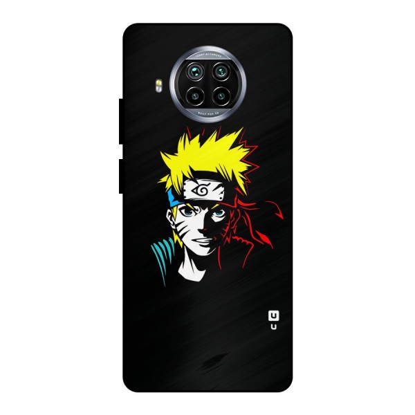 Naruto Pen Sketch Art Metal Back Case for Mi 10i