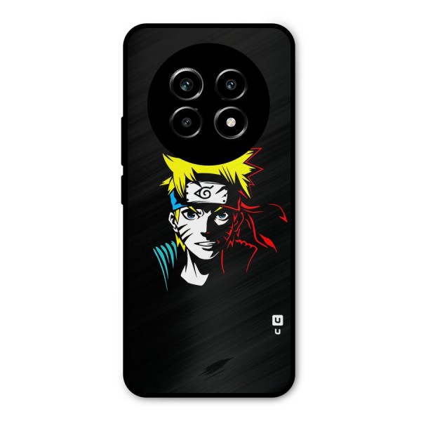 Naruto Pen Sketch Art Metal Back Case for Realme 13 Pro