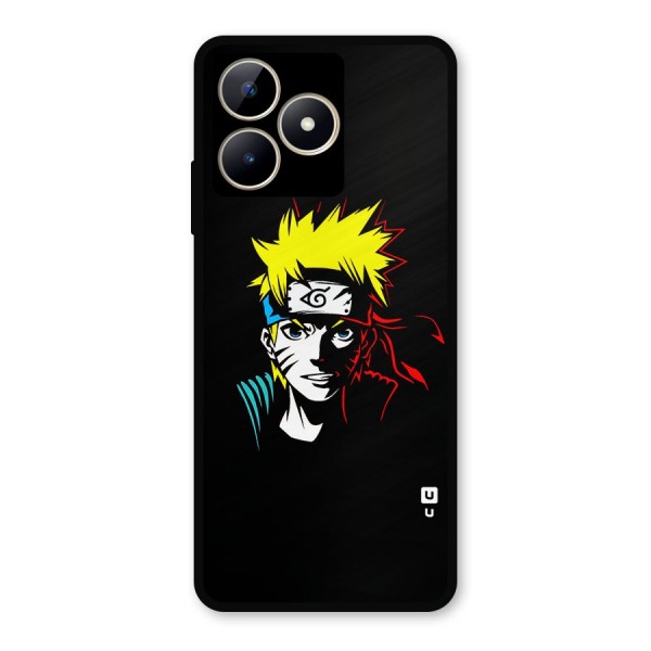 Naruto Pen Sketch Art Metal Back Case for Realme C53