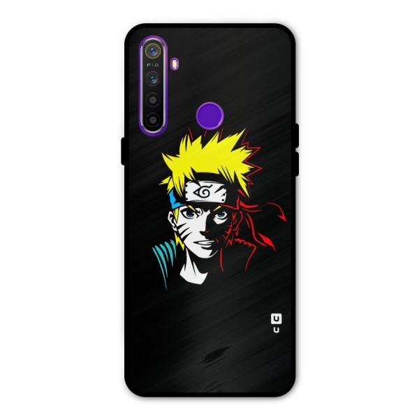 Naruto Pen Sketch Art Metal Back Case for Realme Narzo 10