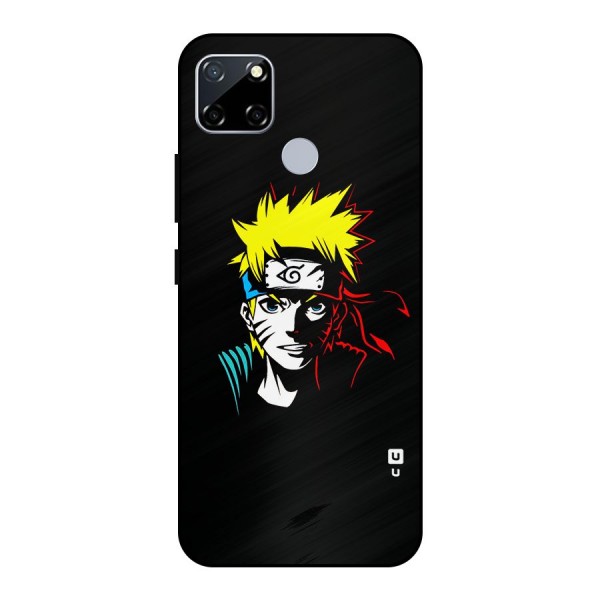 Naruto Pen Sketch Art Metal Back Case for Realme Narzo 30A