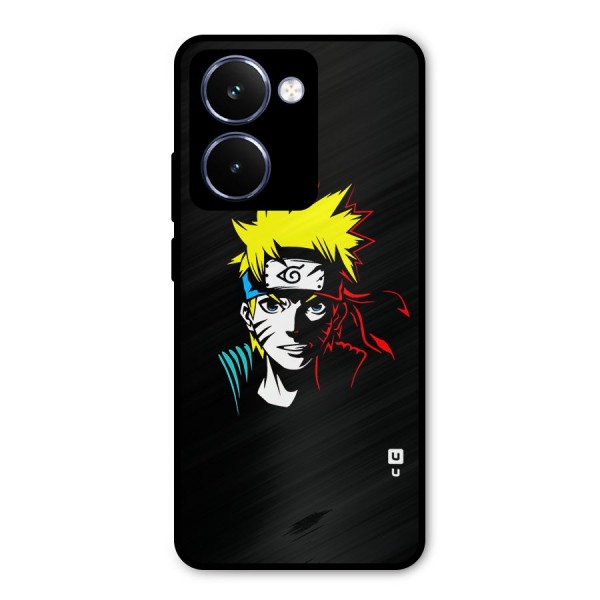 Naruto Pen Sketch Art Metal Back Case for Realme P3 Ultra