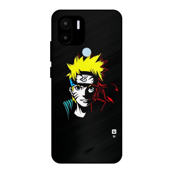 Naruto Pen Sketch Art Metal Back Case for Redmi A1+