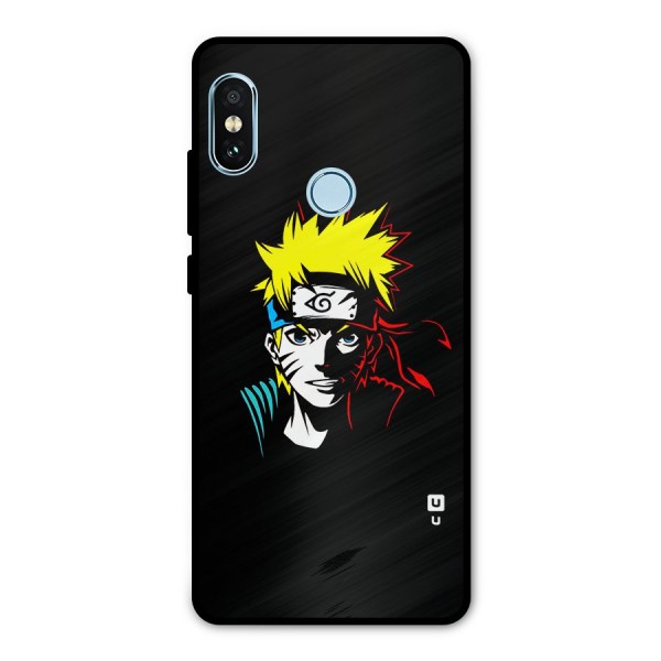 Naruto Pen Sketch Art Metal Back Case for Redmi Note 5 Pro