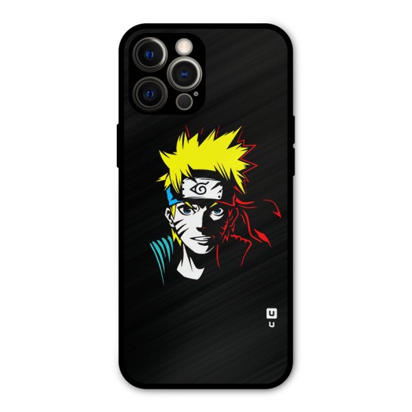 Naruto Pen Sketch Art Metal Back Case for iPhone 12 Pro Max