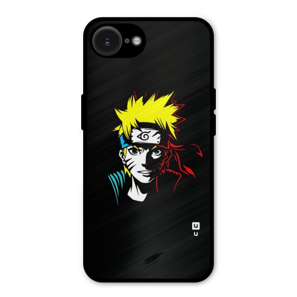 Naruto Pen Sketch Art Metal Back Case for iPhone 16e