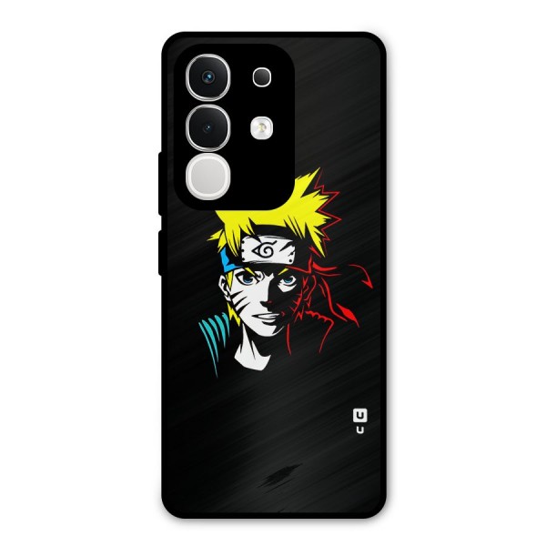 Naruto Pen Sketch Art Metal Back Case for iQOO Z10x