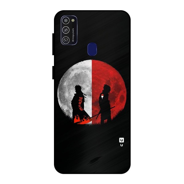 Naruto Shadow Hokage Moon Metal Back Case for Galaxy M30s