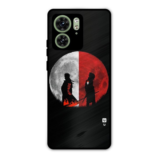 Naruto Shadow Hokage Moon Metal Back Case for Motorola Edge 40 5G