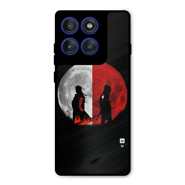 Naruto Shadow Hokage Moon Metal Back Case for Motorola Edge 60 Pro