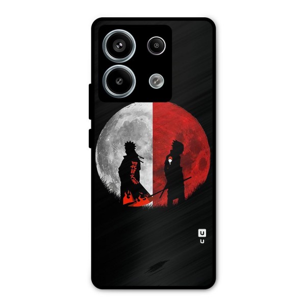 Naruto Shadow Hokage Moon Metal Back Case for Redmi Note 13 Pro 5G