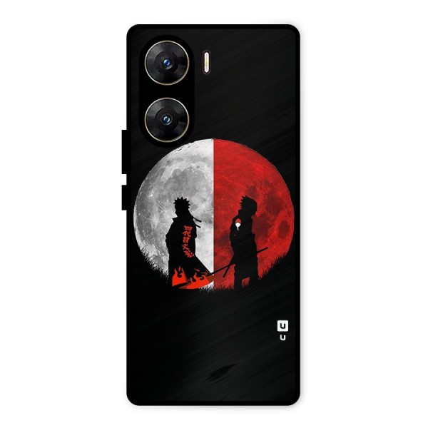 Naruto Shadow Hokage Moon Metal Back Case for Vivo V29e