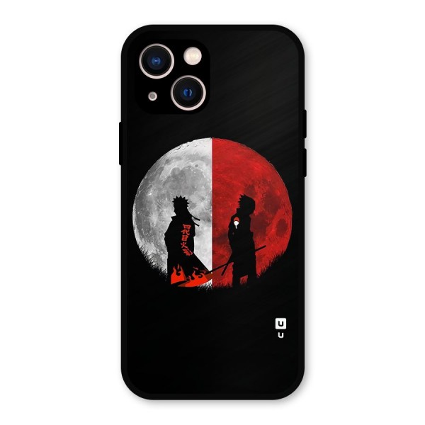 Naruto Shadow Hokage Moon Metal Back Case for iPhone 13