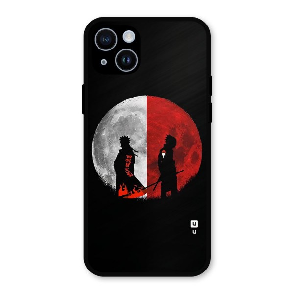 Naruto Shadow Hokage Moon Metal Back Case for iPhone 14