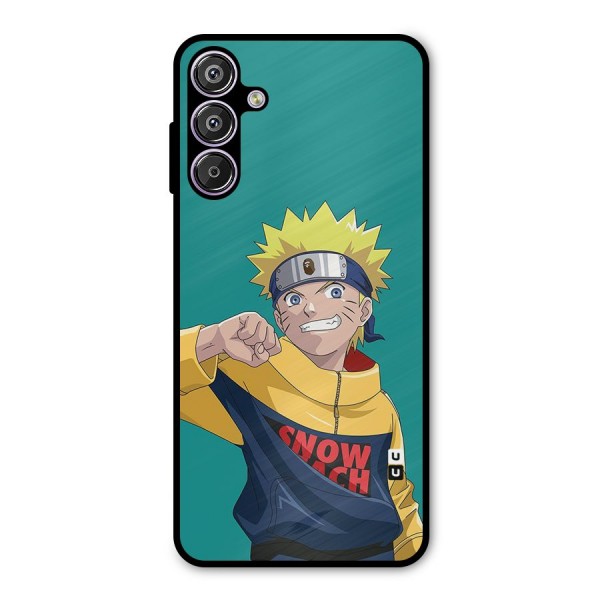 Naruto Snow Beach Art Metal Back Case for Galaxy F15