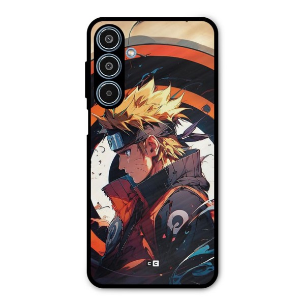Naruto Uzumaki Combat Metal Back Case for Galaxy M35