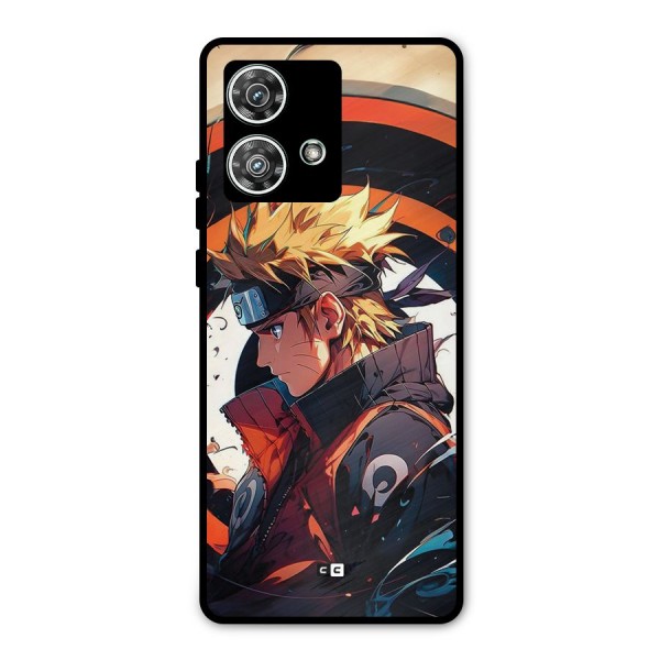 Naruto Uzumaki Combat Metal Back Case for Motorola Edge 40 Neo