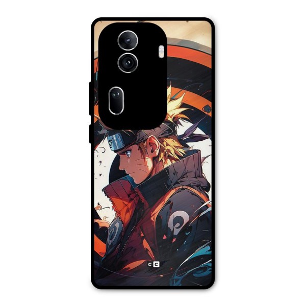 Naruto Uzumaki Combat Metal Back Case for Oppo Reno11 Pro 5G